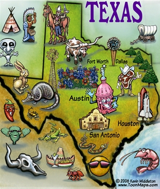 political maps of texas. Texas boasts